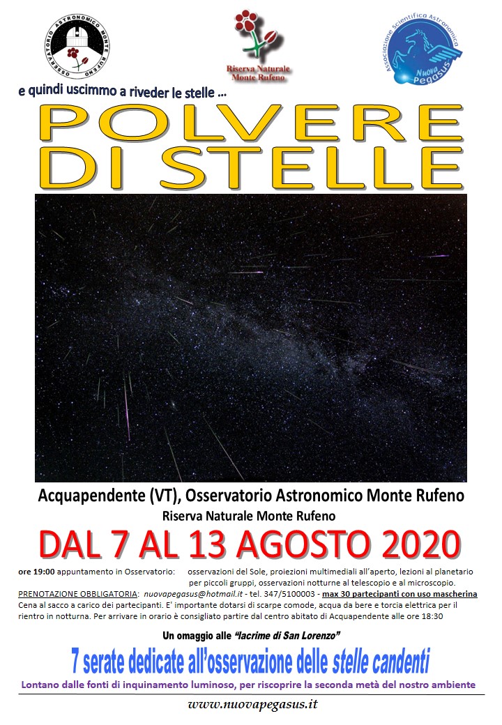 Polvere di stelle 2020